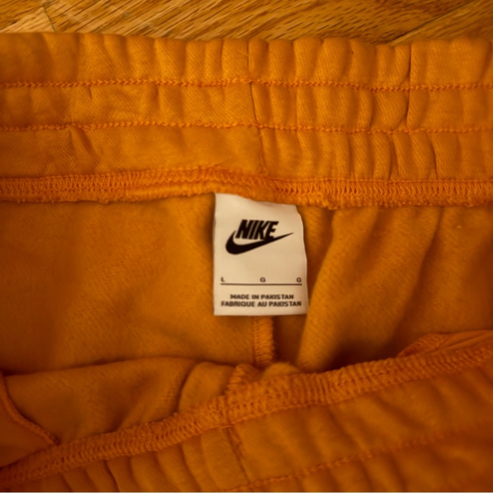Nike Orange Track Joggers - Picture 2 of 3